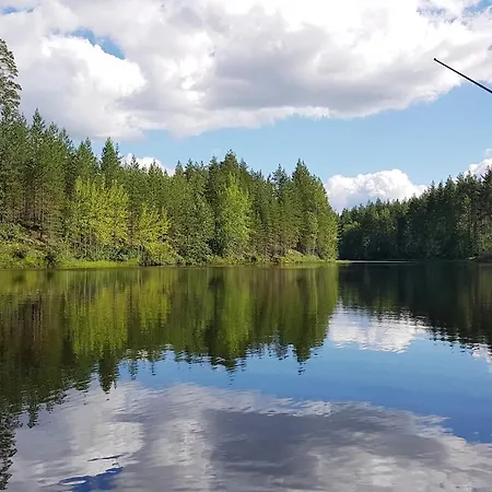 Perinteinen Moekki Jaerven Rannalla Chalet *